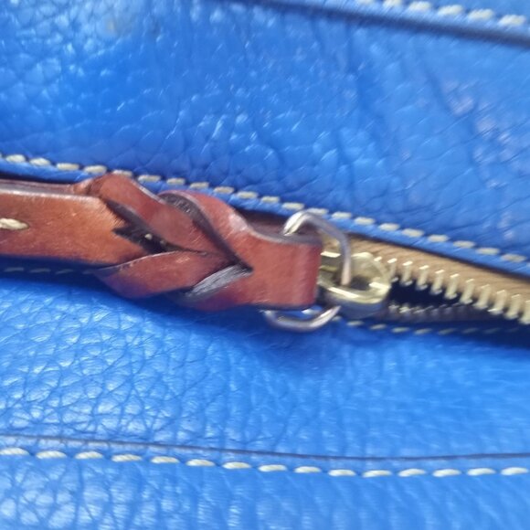 Dooney & Bourke Blue and Brown Shoulder Bag - Picture 16 of 16